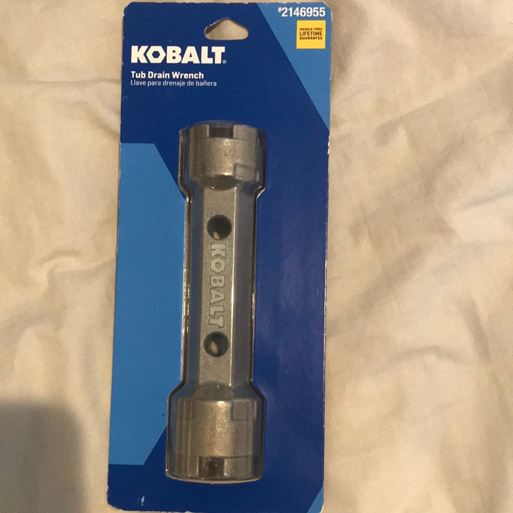 Kobalt Tub Drain Wrench NIB